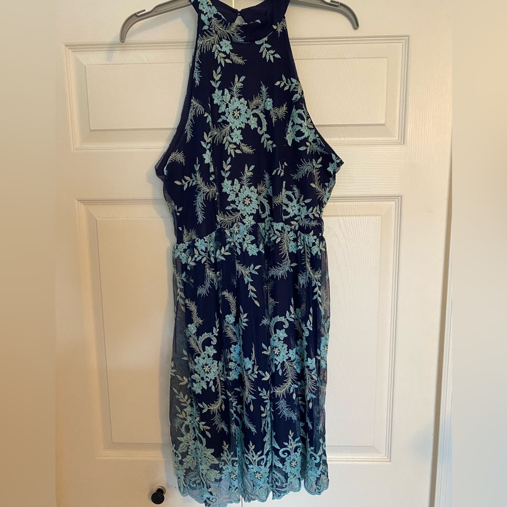 Francesca’s Navy Dress
